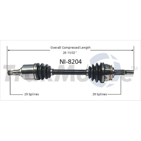 Cv Axle Shaft,Ni-8204